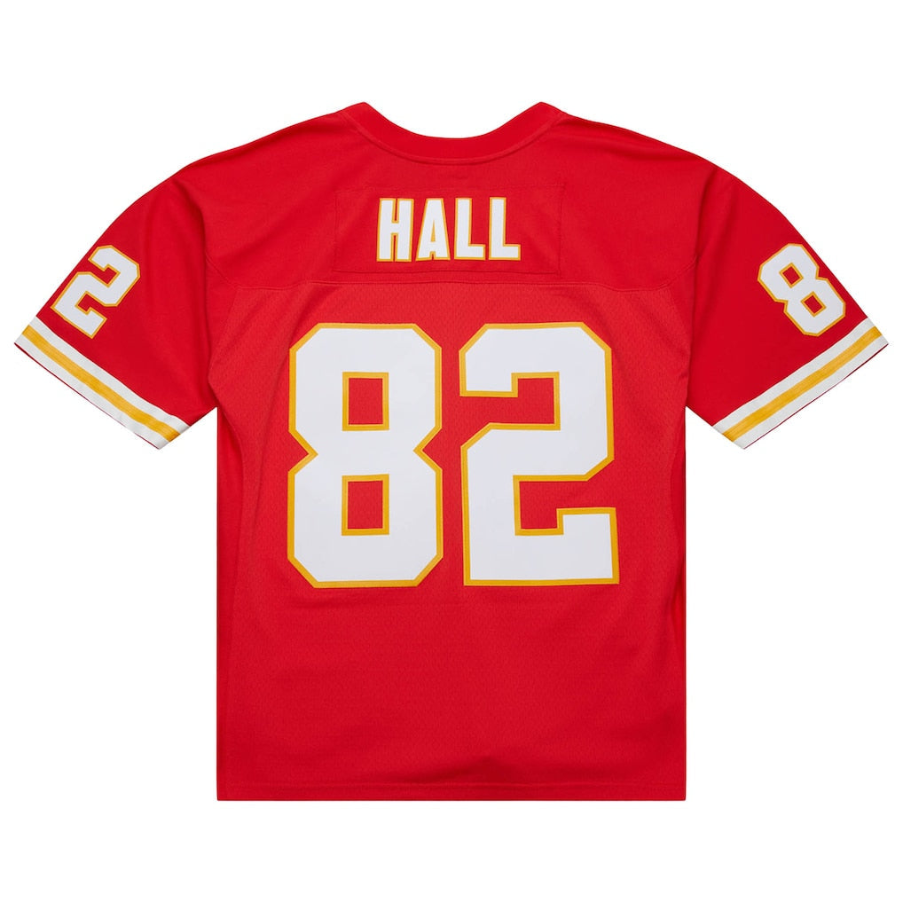 tocy KC.Chiefs #82 Dante Hall Mitchell & Ness Red 2002 Legacy Replica Jersey