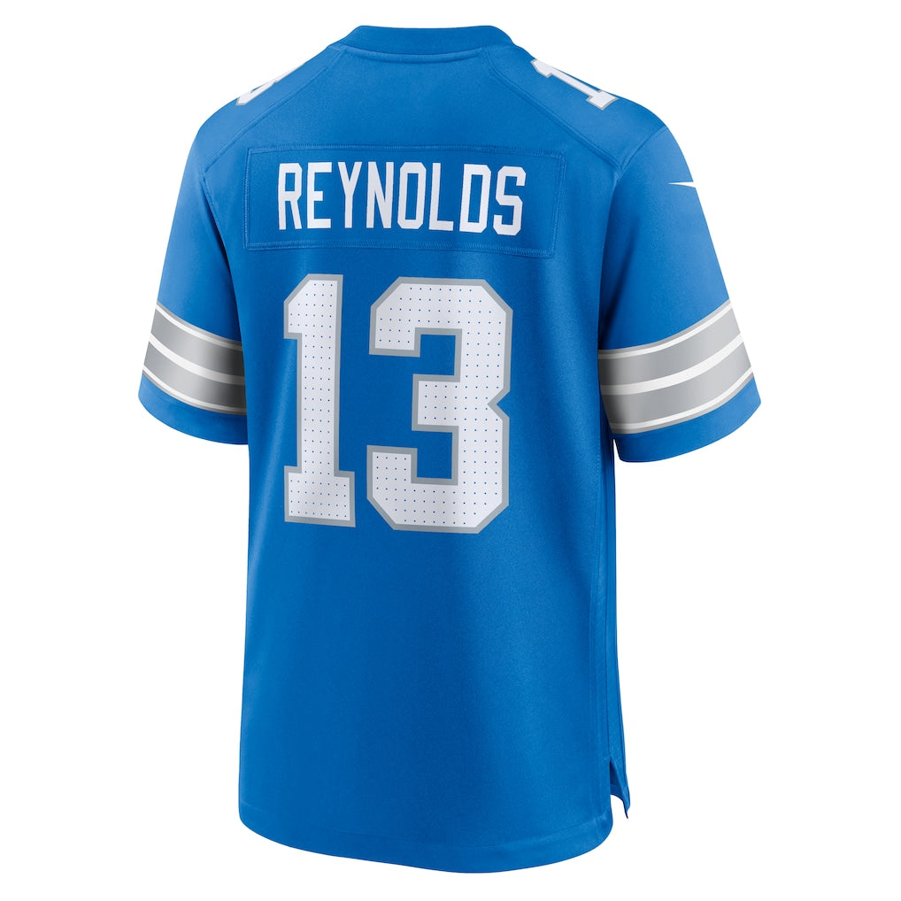 Tocy D.Lions #13 Craig Reynolds Blue Team Game Jersey