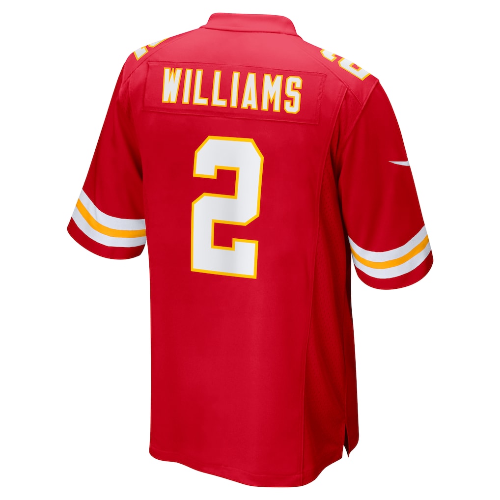 tocy KC.Chiefs #2 Joshua Williams Red Game Jersey