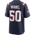 Tocy NE.Patriots #50 Mike Vrabel Navy Game Retired Player Jersey