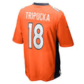 Tocy D.Broncos #18 Frank Tripucka Orange Retired Player Jersey