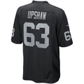 tocy LV.Raiders #63 Gene Upshaw Black Game Retired Player Jersey