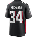 Tocy A.Falcons #34 Ray Buchanan Black Team Game Jersey