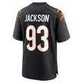 Tocy C.Bengals #93 McKinnley Jackson Black Game Jersey