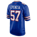 Tocy B.Bills #57 A.J. Epenesa Royal Game Player Jersey
