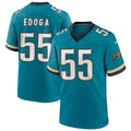 Tocy J.Jaguars #55 Chuma Edoga Teal Game Jersey