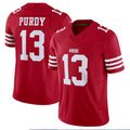 tocy SF.49ers #13 Brock Purdy Player Scarlet Vapor F.U.S.E. Limited Stitched Jerseys