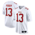 tocy SF.49ers #13 Brock Purdy Player Tundra White Fashion Game Stitched Jerseys