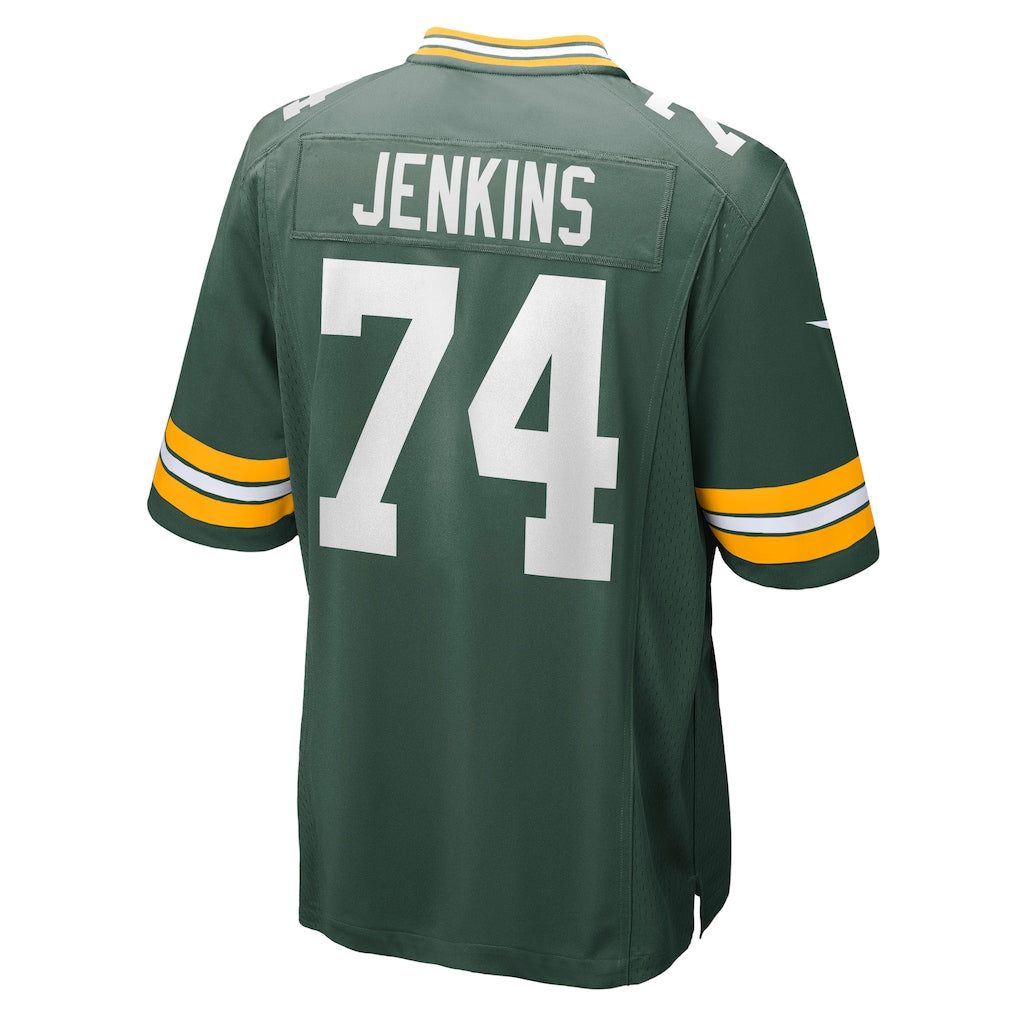 Tocy GB.Packers #74 Elgton Jenkins Green Game Jersey