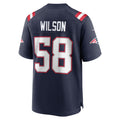 Tocy NE.Patriots #58 Jared Wilson Navy Team Game Jersey