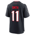 Tocy H.Texans #11 Tremon Smith Navy Team Game Jersey