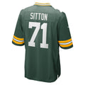 Tocy GB.Packers #71 Josh Sitton Green Game Jersey