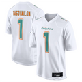 tocy #1 Tua Tagovailoa Player M.Dolphins White Fashion Game Stitched Jerseys