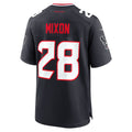 Tocy H.Texans #28 Joe Mixon Navy Game Jersey