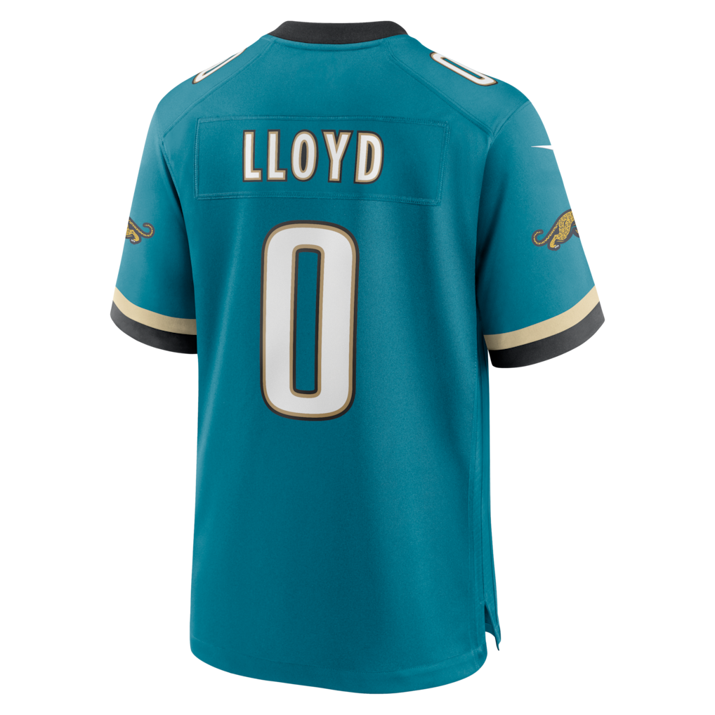 Tocy J.Jaguars #0 Devin Lloyd Teal Alternate 2 Prowler Throwback Game Jersey