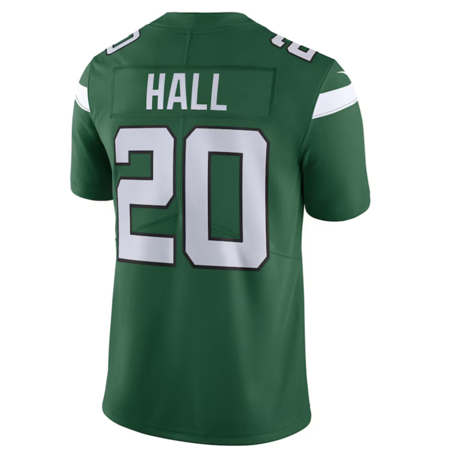 tocy #20 Breece Hall Player NY.Jets Gotham Green Vapor Untouchable Limited Stitched Jersey
