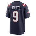Tocy NE.Patriots #9 Kayshon Boutte Navy Game Jersey