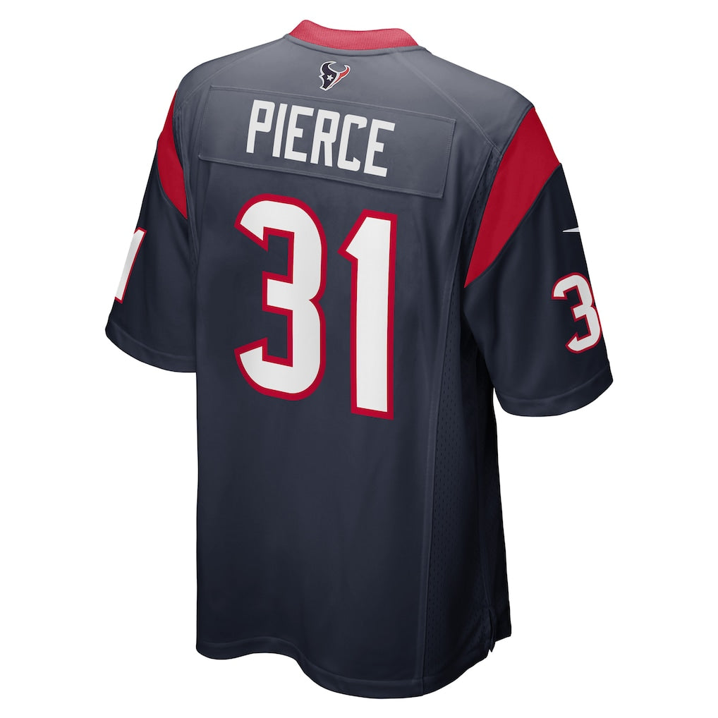 Tocy H.Texans #31 Dameon Pierce Navy Game Player Jersey