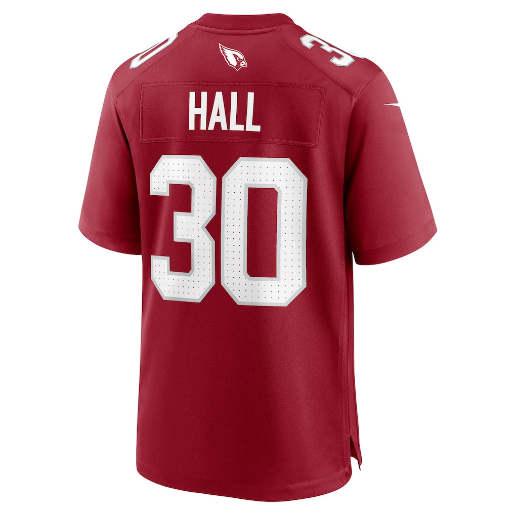 Tocy A.Cardinals #30 Darren Hall Cardinal Team Game Jersey