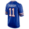 Tocy B.Bills #11 Mitchell Trubisky Royal Game Jersey