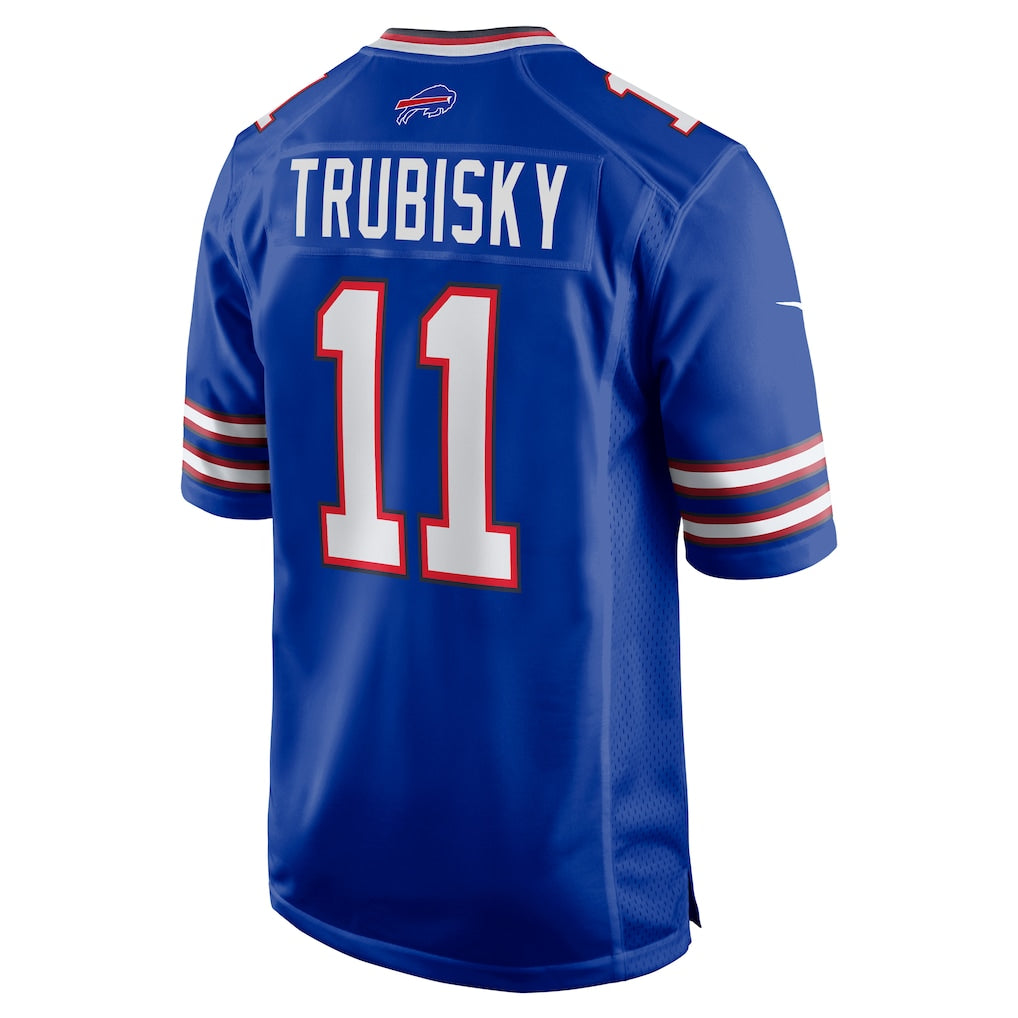 Tocy B.Bills #11 Mitchell Trubisky Royal Game Jersey