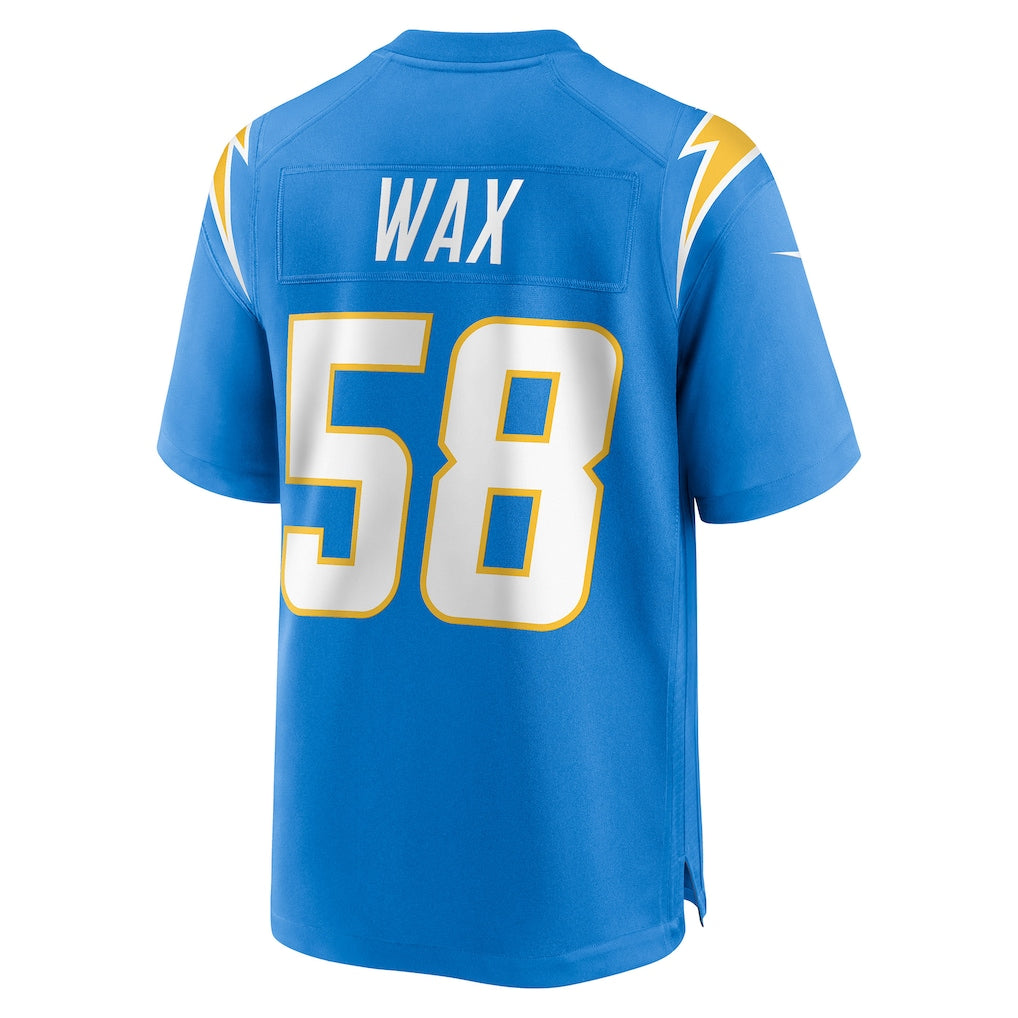 Johmsee LA.Chargers #58 Marlowe Wax Powder Blue Team Game Jersey