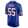 Tocy B.Bills #55 Michael Hoecht Royal Team Game Jersey
