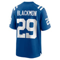 Tocy IN.Colts #29 Mekhi Blackmon Royal Team Game Jersey