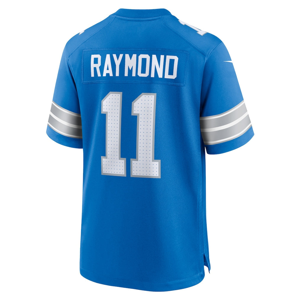 Tocy D.Lions #11 Kalif Raymond Blue Team Game Jersey
