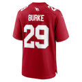 Tocy A.Cardinals #29 Denzel Burke Cardinal Team Game Jersey