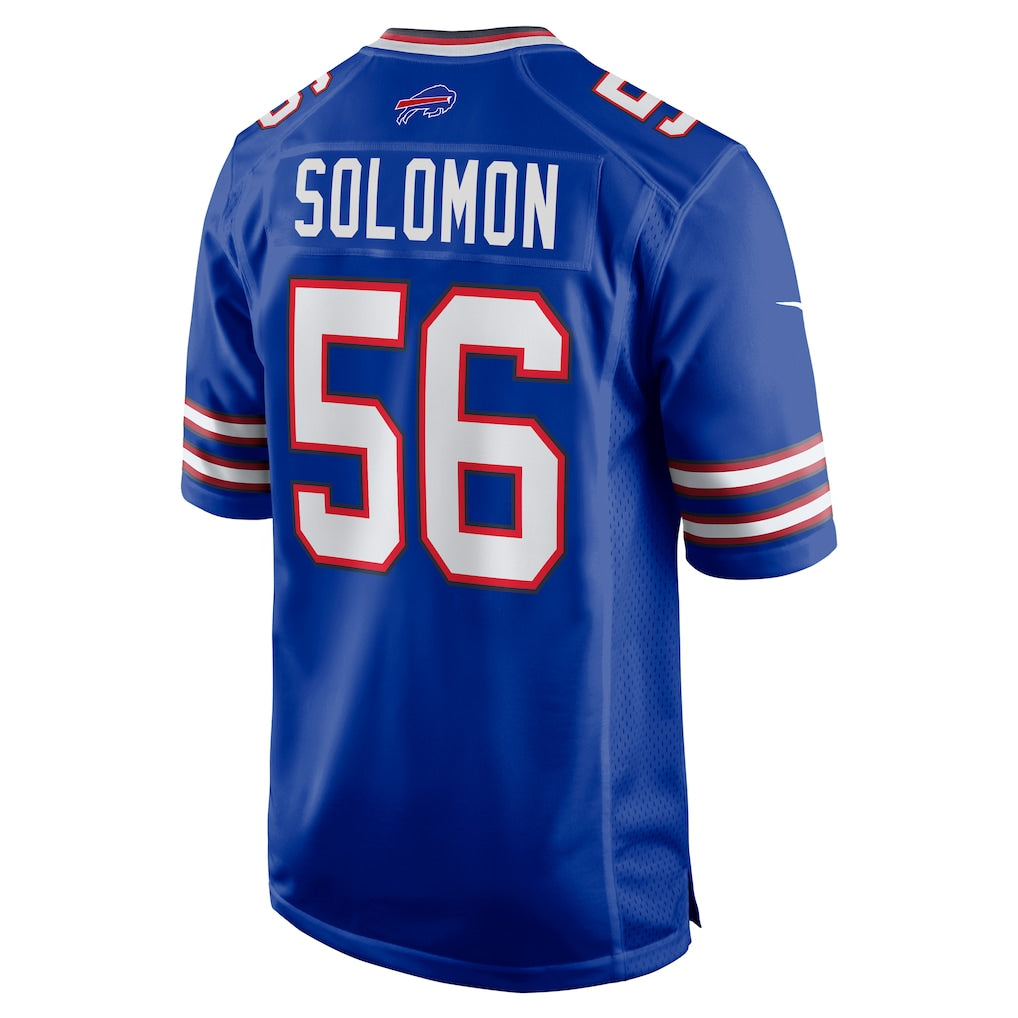 Tocy B.Bills #56 Javon Solomon Royal Game Jersey