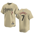 tocy A.Diamondbacks #7 Corbin Carroll Player Gold Home Limited Personalized Stitched Jerseys