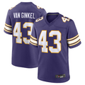 tocy #43 Andrew Van Ginkel Player MN.Vikings Purple Game Stitched Jerseys