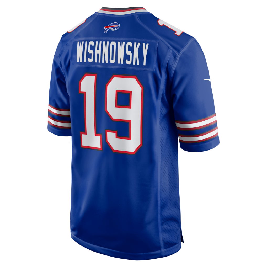 Tocy B.Bills #19 Mitch Wishnowsky Royal Team Game Jersey