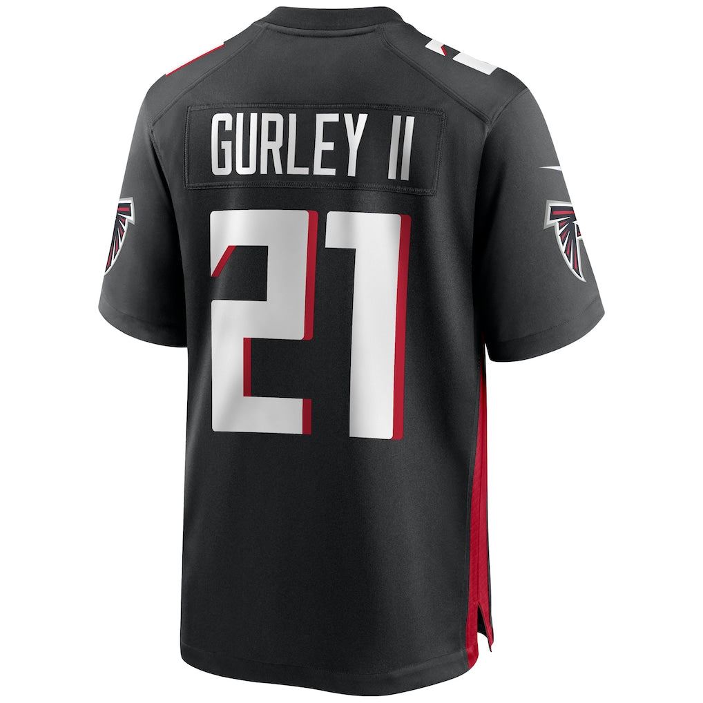 Tocy A.Falcons #21 Todd Gurley II Black Team Game Jersey