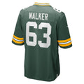 Tocy GB.Packers #63 Rasheed Walker Green Game Player Jersey