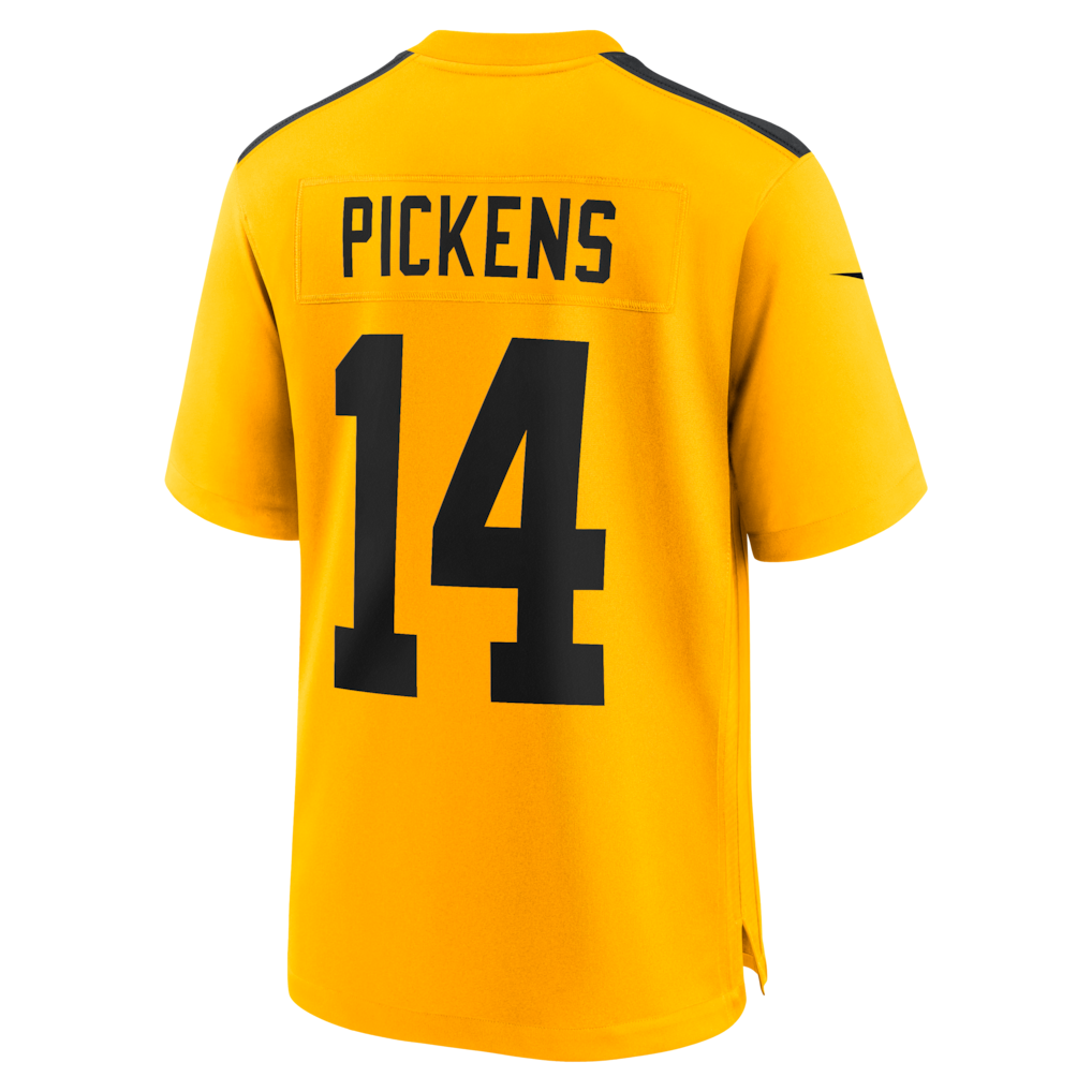 Tocy P.Steelers #14 George Pickens Gold Alternate Game Jersey