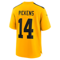 Tocy P.Steelers #14 George Pickens Gold Alternate Game Jersey