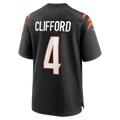Tocy C.Bengals #4 Sean Clifford Black Team Game Jersey