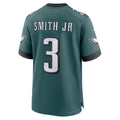 Tocy P.Eagles #3 Nolan Smith Midnight Green Team Game Jersey