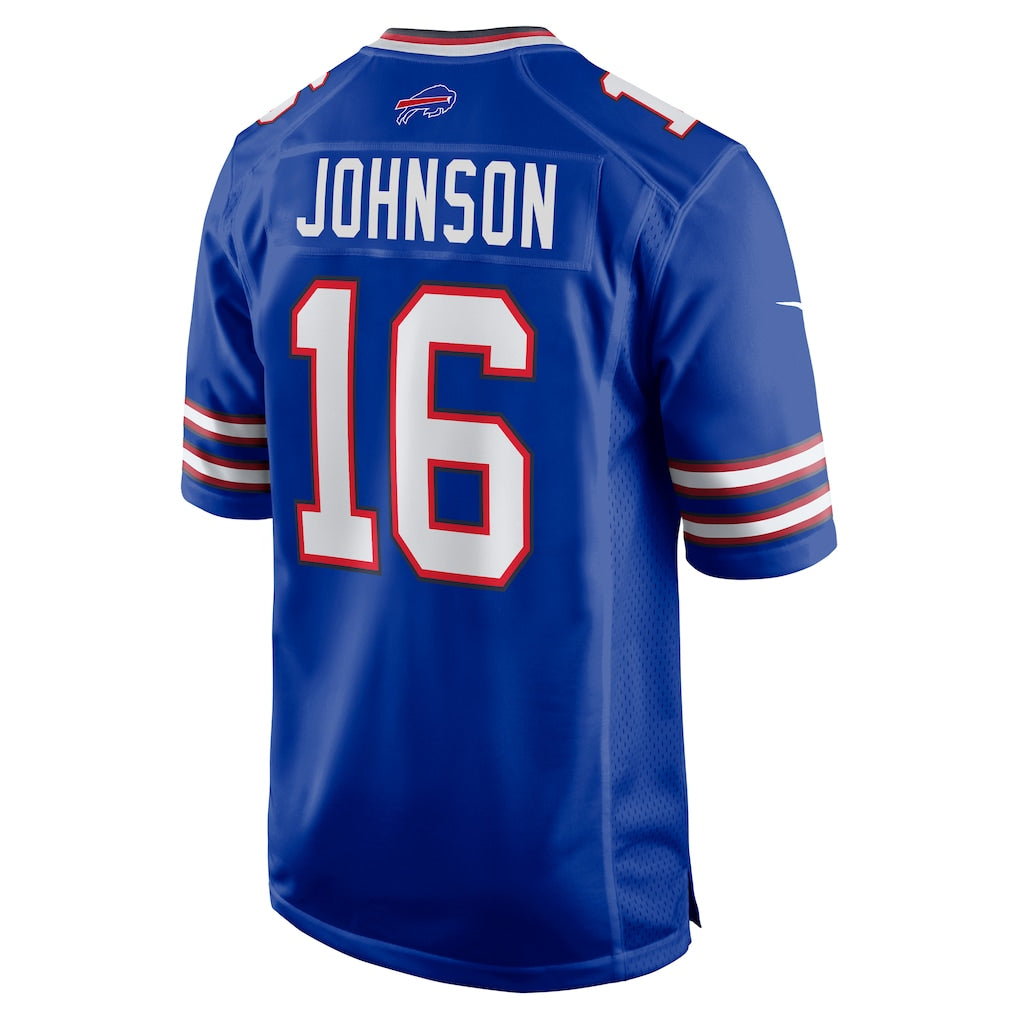 Tocy B.Bills #16 Xavier Johnson Royal Game Jersey