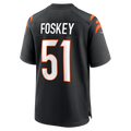 Tocy C.Bengals #51 Isaiah Foskey Black Team Game Jersey