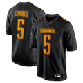 tocy #5 Jayden Daniels Player W.Commanders Carbon Black Fashion Stitched Jerseys
