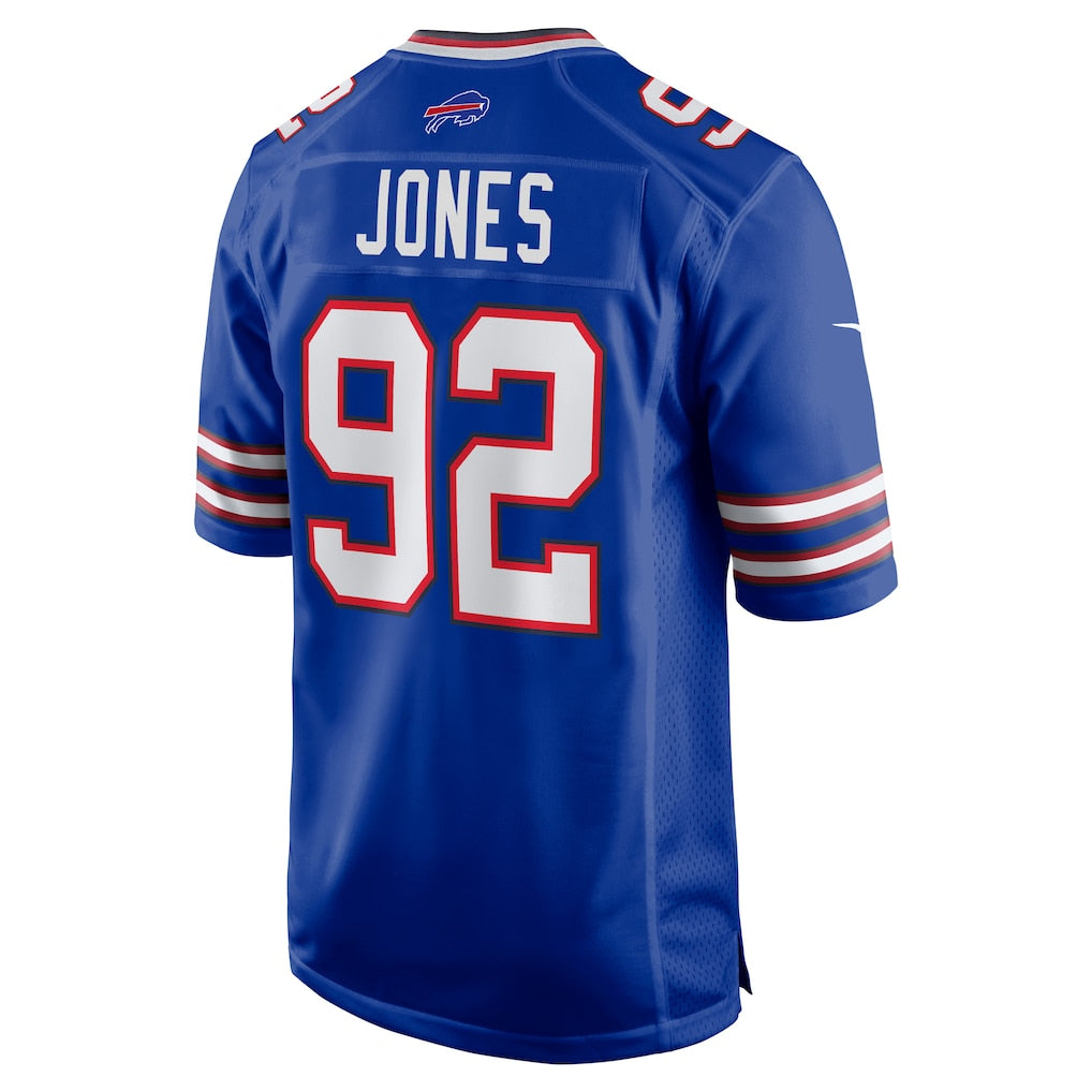 Tocy B.Bills #92 DaQuan Jones Royal Game Player Jersey