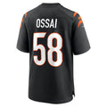 Tocy C.Bengals #58 Joseph Ossai Black Game Jersey