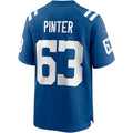 Tocy IN.Colts #63 Danny Pinter Royal Game Jersey