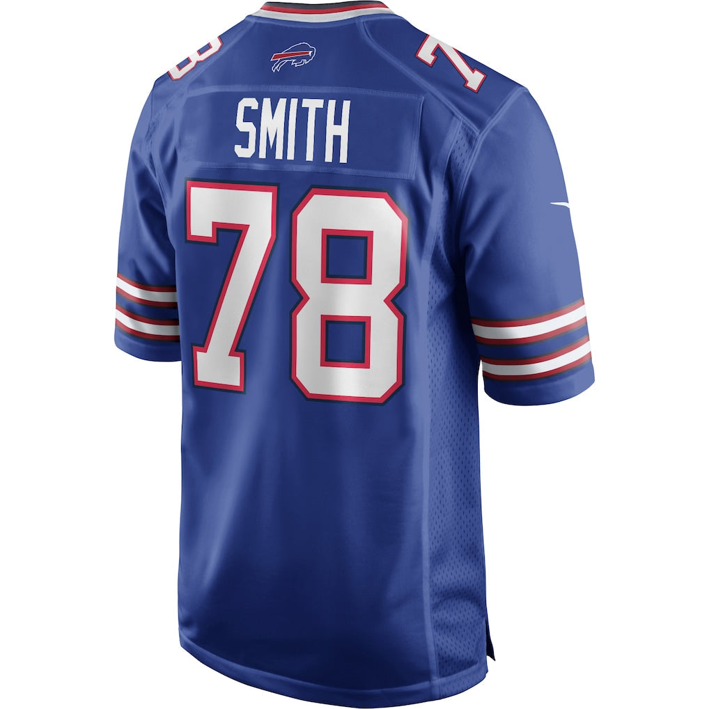 Tocy B.Bills #78 Bruce Smith Royal Game Retired Player Jersey