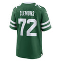 Tocy NY.Jets #72 Micheal Clemons Legacy Green Team Game Jersey