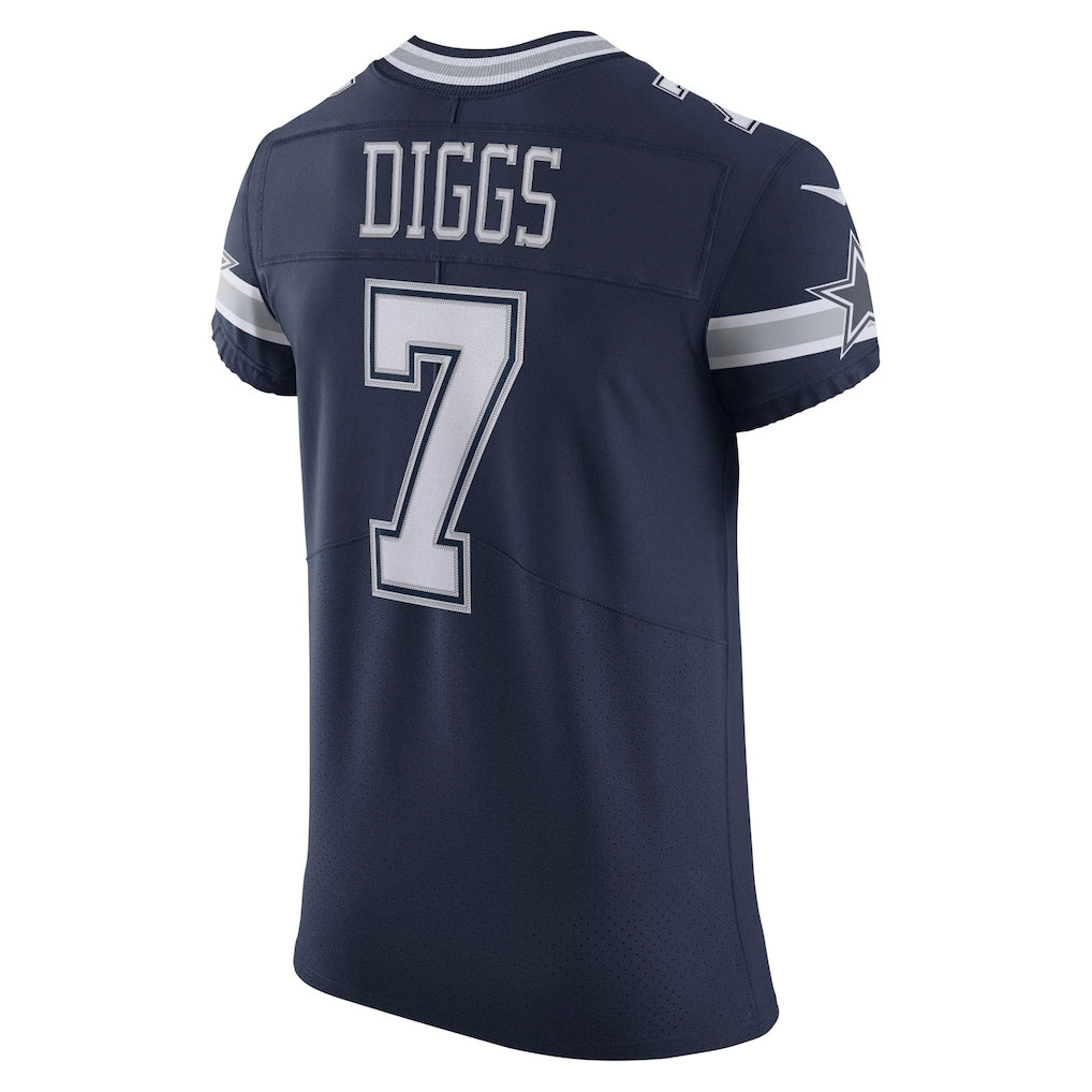 Tocy D.Cowboys #7 Trevon Diggs Navy Alternate 2 Vapor Elite Jersey