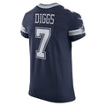 Tocy D.Cowboys #7 Trevon Diggs Navy Alternate 2 Vapor Elite Jersey